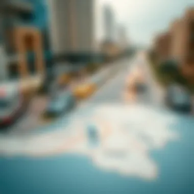 Key Residential Areas in Dubai Map of Dubai highlighting key residential areas