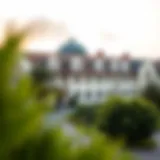 View of a prestigious British school campus in Dubai