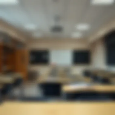 Classroom with advanced educational resources