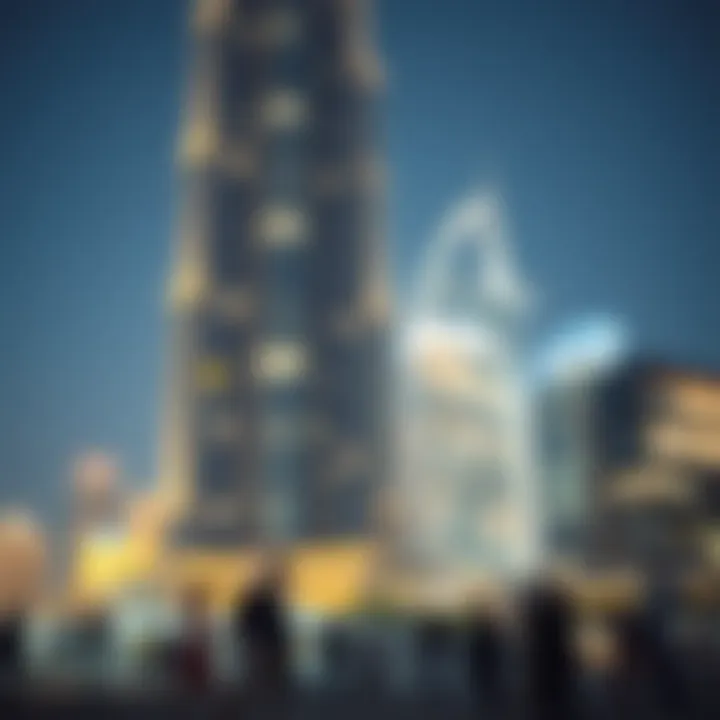 Community dynamics representation within Burj Khalifa