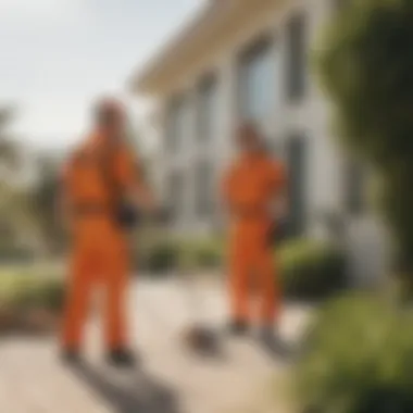 Professional Pest Control Team Professional pest control team at work