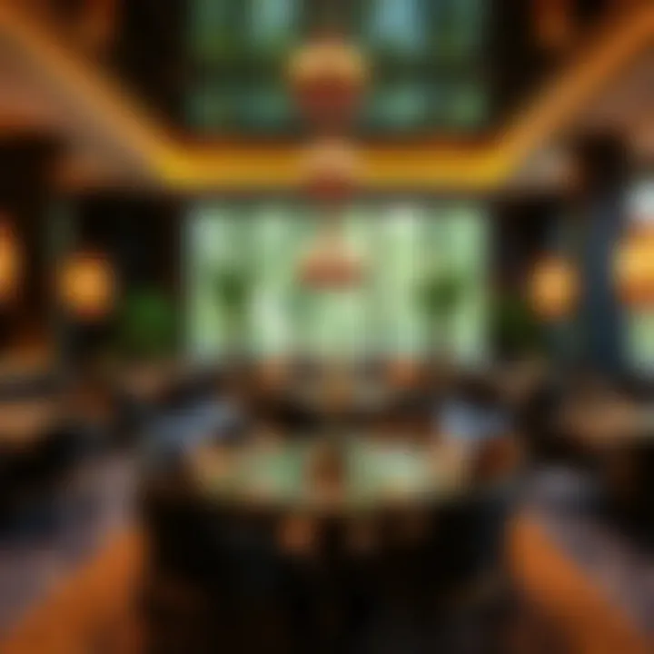 Gourmet Dining Experience at The Ritz-Carlton Opulent dining area showcasing exquisite culinary offerings