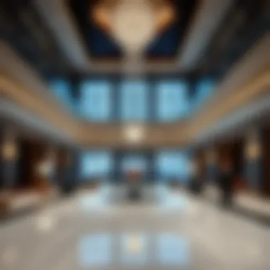 Elegant Lobby Experience at The Ritz-Carlton Luxurious lobby of The Ritz-Carlton, Dubai International Financial Centre