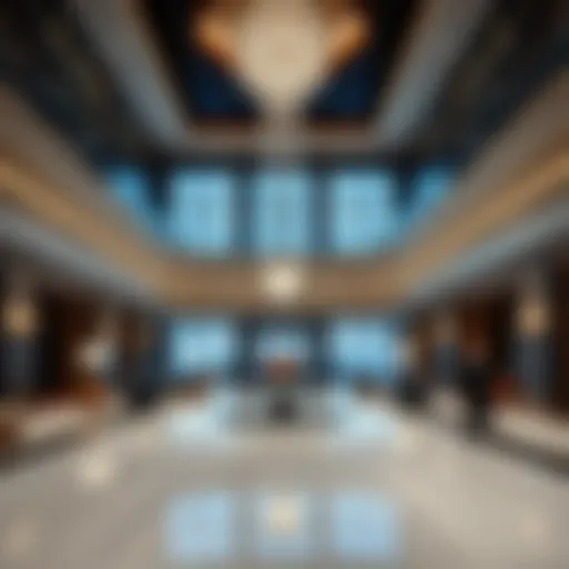 Elegant Lobby Experience at The Ritz-Carlton Luxurious lobby of The Ritz-Carlton, Dubai International Financial Centre