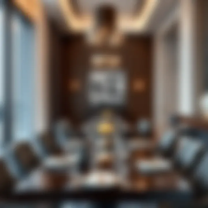 Gourmet dining area at Savoy Suites