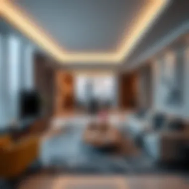 Luxurious living space in Savoy Suites