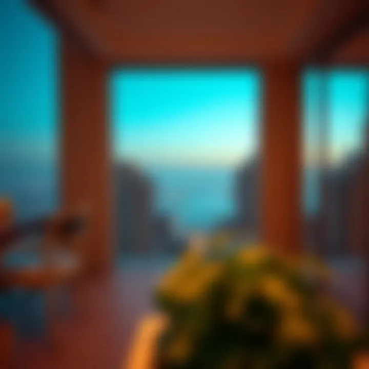 Scenic view from Savoy Suites balcony