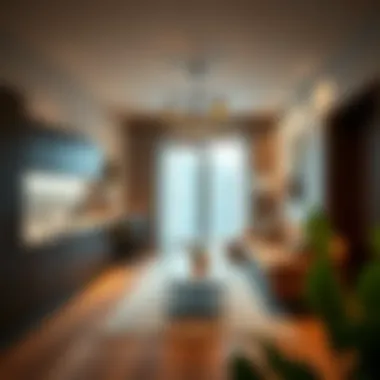 Functional Living Spaces in Studio Apartments Amenities in a studio apartment including kitchen and living area