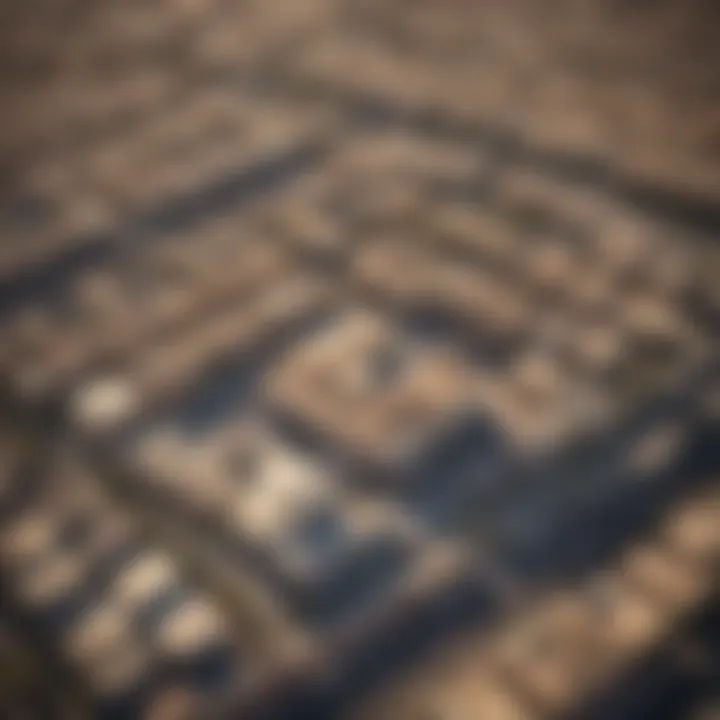 Map highlighting key locations in Shaghbout