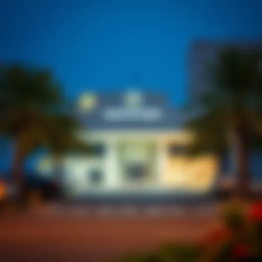 Exterior view of Tasjeel Abu Shagara center