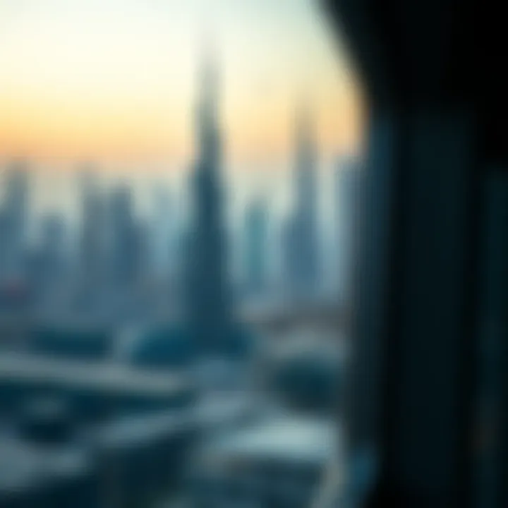 Aerial view of Dubai's skyline with Al Ghurair office in focus