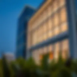 Exterior view of the Al Ghurair office showcasing modern architecture