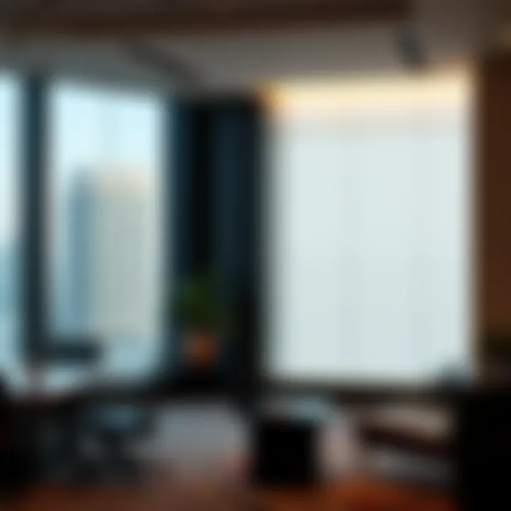 Interior design highlighting the sophisticated workspaces at Al Ghurair office