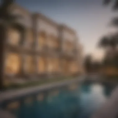 Prime Real Estate for the Indian Community A luxurious real estate property in a prime Dubai neighborhood favored by the Indian community