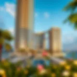 Stunning view of Tiara East Tower showcasing its architectural elegance