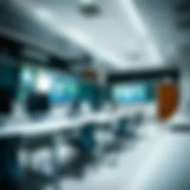 Modern classroom showcasing advanced technology