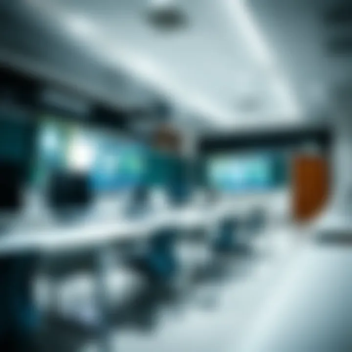 Modern classroom showcasing advanced technology