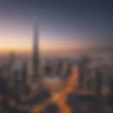 A panoramic view of Dubai's skyline showcasing modern architecture