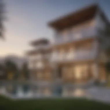 Architectural Marvel of Dubai Hills Stunning architectural design of Dubai Hills Executive Residences Two