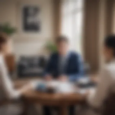 Dispute Resolution for Visa Overstay Issues A person consulting a legal advisor about visa disputes