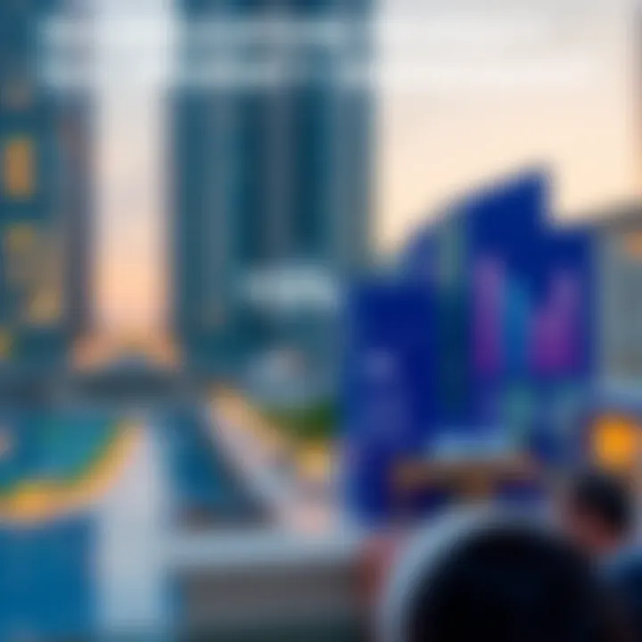 Infographic illustrating the tax implications of property ownership in Dubai