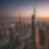 Overview of Dubai's iconic skyline