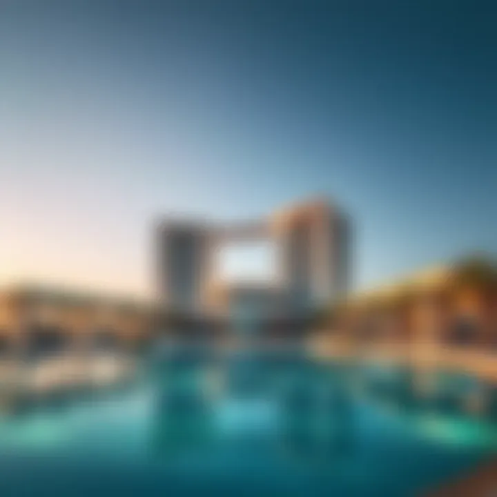 Architectural Marvel of the Eight Palm Stunning architectural view of the Eight Palm in Dubai