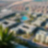 Aerial view of Victory Heights showcasing the community layout